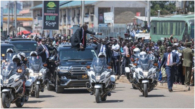 Security Lapse: Man Drives into State House After Following Uhuru's Motorcade 