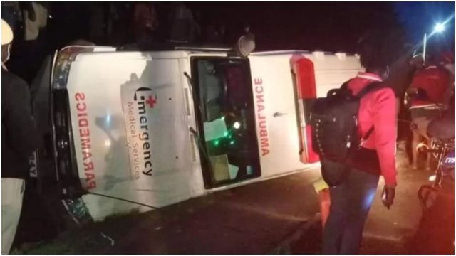 Kenya Red Cross Reacts as Drunk Ambulance Driver Causes Accident 