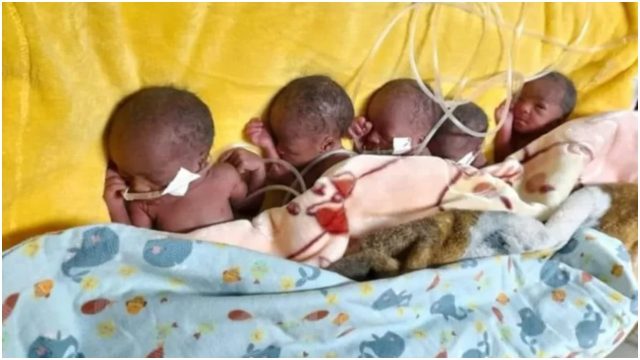 Kenyan Family Blessed with Quintuplets in Mourning as One of the 5 Babies Dies  