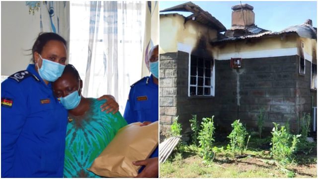 Uhuru Condoles with Policewoman Who Lost Three Kids and Nanny in a House Fire 