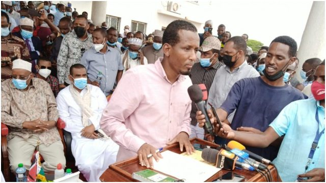 Ahmed Muktar Sworn-in as Wajir Governor Following Mohamed Abdi's Impeachment 