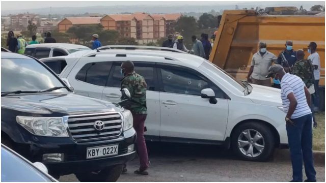 Man Killed After Gunmen Spray His Car with Bullets on Thika Superhighway 