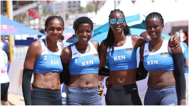 Kenya Women's Beach Volleyball Team Beats Nigeria to Qualify for Olympics 