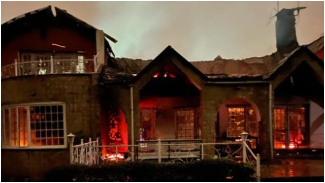 Fire Destroys Political Analyst Mutahi Ngunyi's Runda Mansion