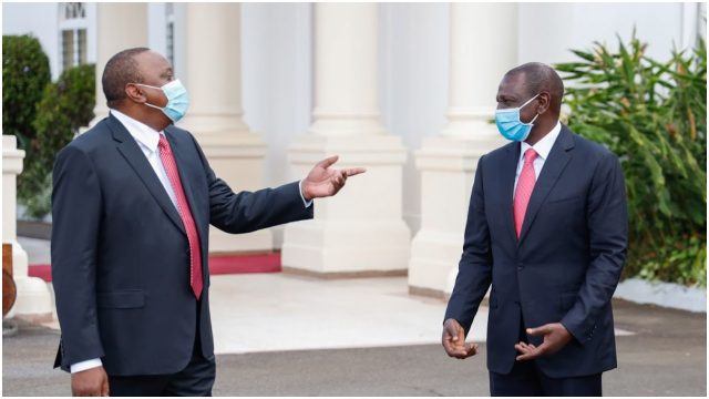 Resign If You Are Unhappy, Uhuru Dares Deputy President William Ruto 