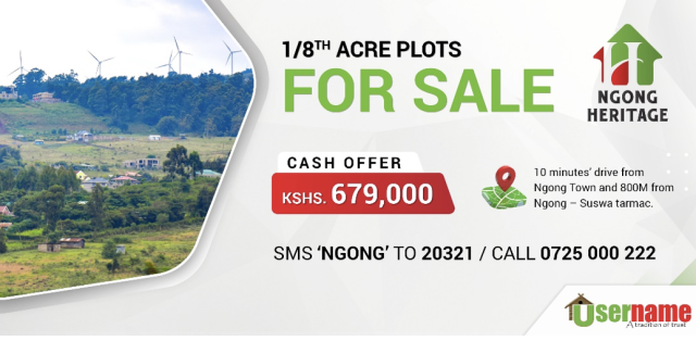 Ngong Heritage: Affordable Land for Sale Near Ngong Town