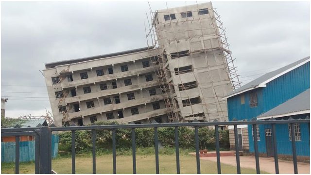 Panic as Six-Storey Building Collapses in Kinoo [VIDEO]