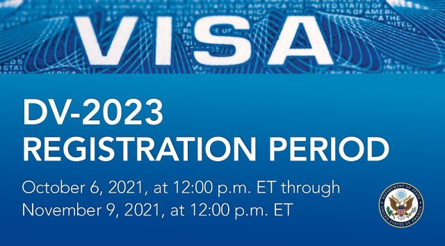 US Green Card Lottery (DV-2023) Registration Open, Closes Tuesday, November 9, 2021