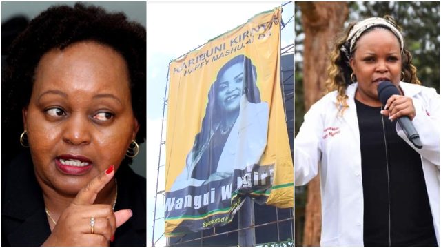 Kirinyaga County Supremacy Battle Intensifies as Waiguru and Ngirici Clash over Billboards