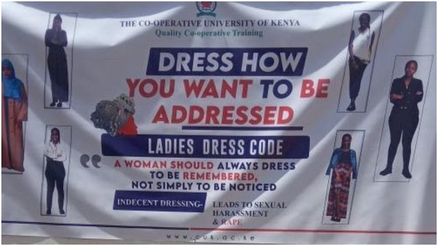 Co-operative University Apologizes After Banner Linking Rape to Indecent Dressing Causes Uproar 