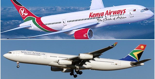 Kenya Airways, South African Airways Ink Pact to Form Pan-African Airline Group