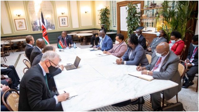 President Uhuru Briefed on Progress of Kenya-UK Health Alliance