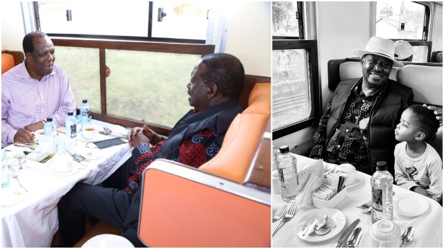 Raila Takes a Ride on Newly Launched Kisumu Safari Train