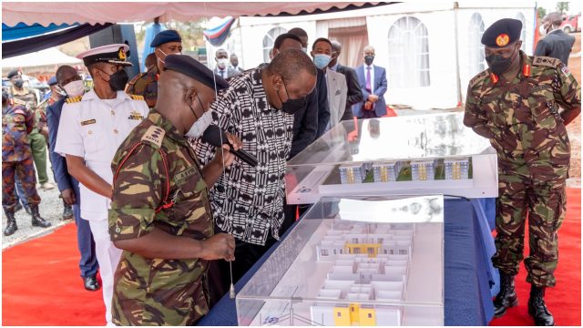 President Uhuru Commissions a Mega Housing Project for the Military 