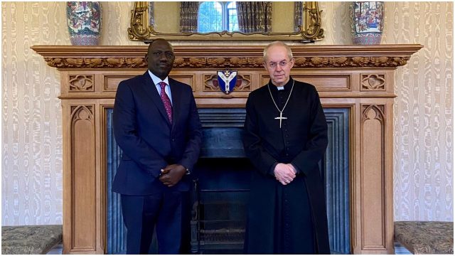 Ruto Meets Archbishop of Canterbury Justin Welby in London