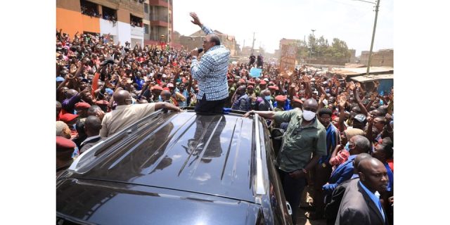 President Uhuru Drums Up Support for Raila and Azimio in Nairobi 