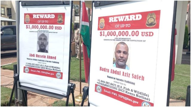 US Offers $2 Million Reward for Information on Two Kenyan Drug Suspects 