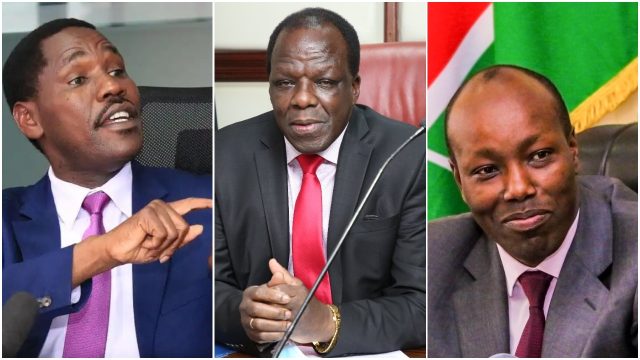 Peter Munya, Lee Kinyanjui and Wycliffe Oparanya Added to Raila's Running Mate Shortlist 