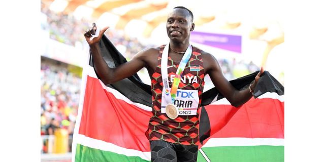 Emmanuel Korir Delivers Second Gold Medal for Kenya in Oregon 