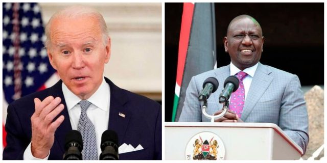 US President Biden Congratulates President-Elect Ruto on Election Win 