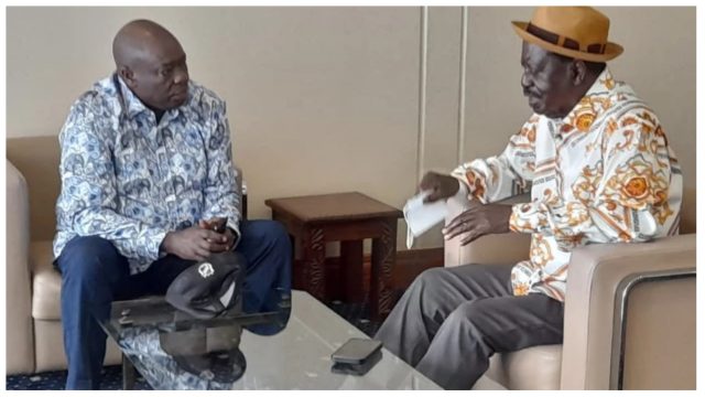 Deputy President Gachagua Meets Raila in Mombasa 