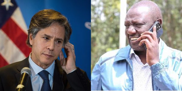 US Secretary of State Blinken Commends President Ruto for Critical Role in Regional Peace