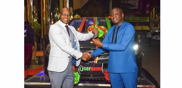 Username Investments Awards Employee of the Year with a Brand New Mercedes Benz