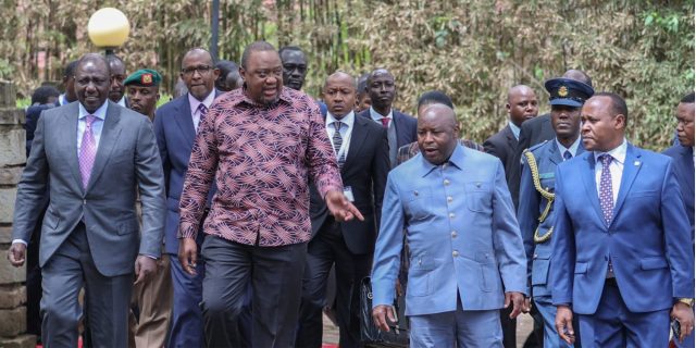 Ruto, Uhuru Meet in Public for the First Time Since Inauguration Day