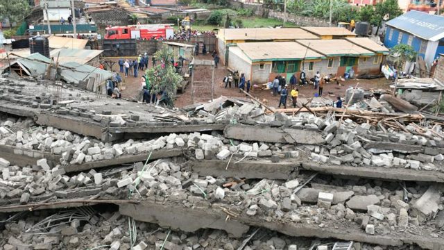 Two People Killed After a Six-Storey Unfinished Building Collapses in Ruaka