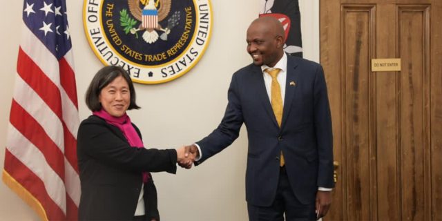 Moses Kuria Holds Talks with US Trade Rep. Katherine Tai in Washington