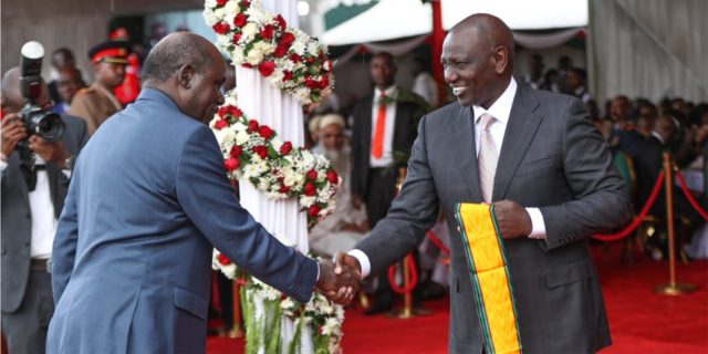 Ruto Awards IEBC Chair Wafula Chebukati with Second Highest National Honor