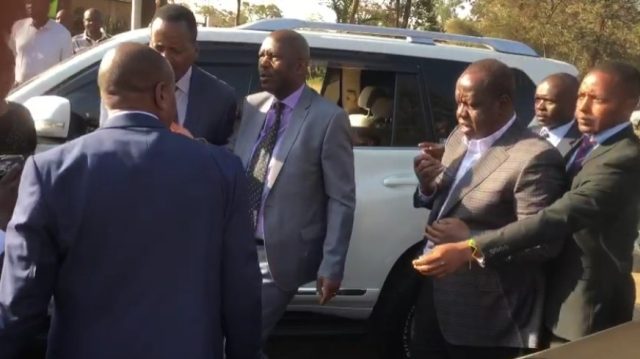 Matiang’i Leaves DCI Headquarters After Six Hours of Grilling 