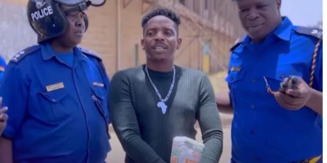 Comedian Eric Omondi Arrested While Distributing Unga at City Stadium