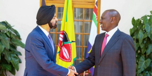 Kenya Endorses US Candidate Ajay Banga for the World Bank Presidency