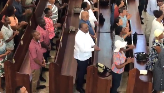 Retired President Uhuru Kenyatta Celebrates Easter Sunday in Mombasa