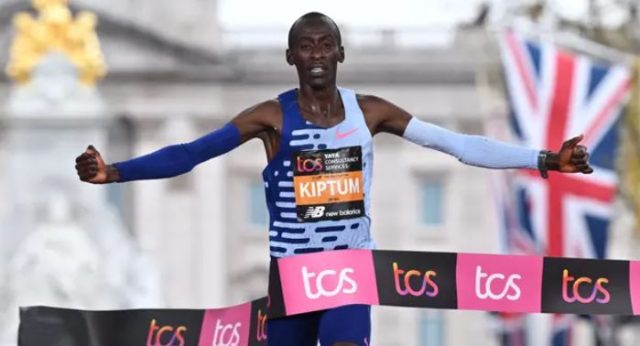 Kenya’s Kelvin Kiptum Breaks Men’s Record at London Marathon