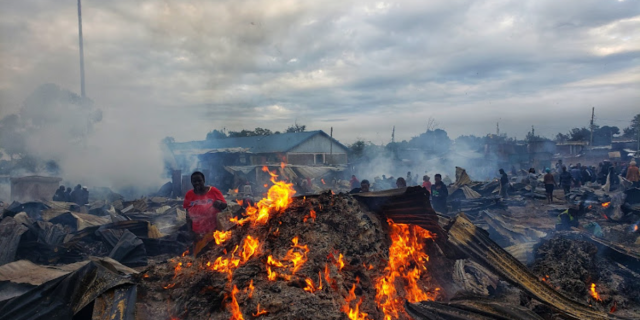 Traders Count Losses as Fire Razes Down Toi Market 