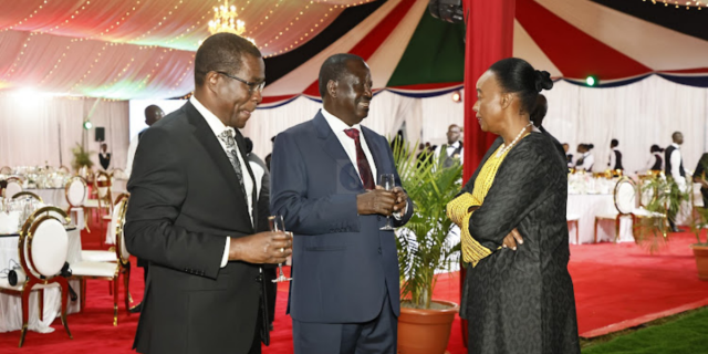 Raila Joins Leaders at State House for Banquet