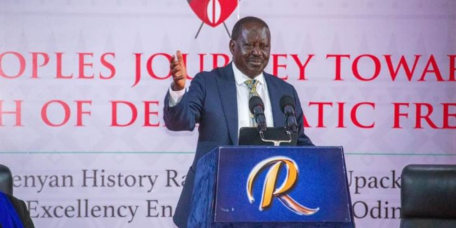 Raila Sounds Alarm on Ruto's Taxes and Foreign Policies 