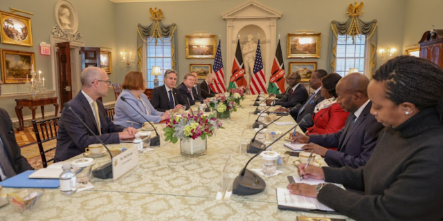 Mudavadi, US Secretary of State Blinken Discuss Regional Stability in Washington