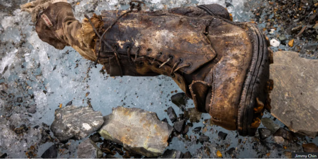 Everest Climber's Foot Found After 100 Years of Mystery 