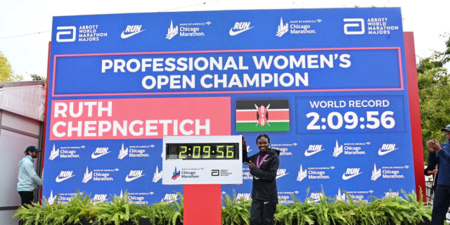 Kenya's Chepngetich Shatters Women's Marathon World Record in Chicago