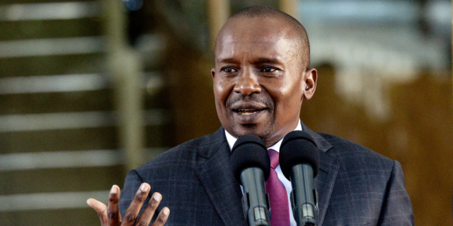 First Week in Office: Kindiki Sparks Debate Over National Interest Claims