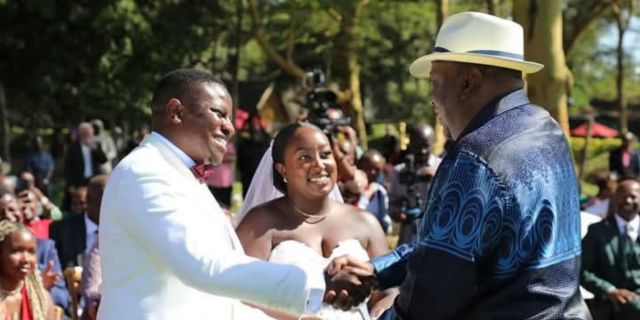 Uhuru Present as Kalonzo's Daughter Weds